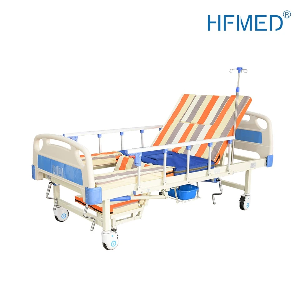 Manual Middle-Curved Turning Nursing Bed